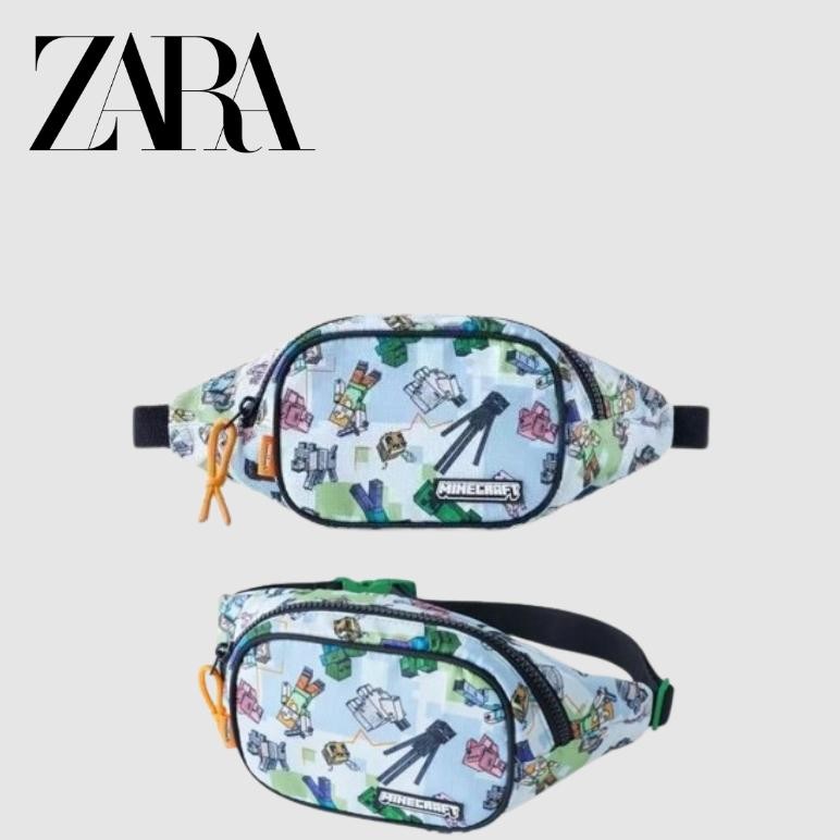 BAB420 BISA COD Tas pinggang minecraft anak import tas pinggang anak laki laki zra tas fashion tas s
