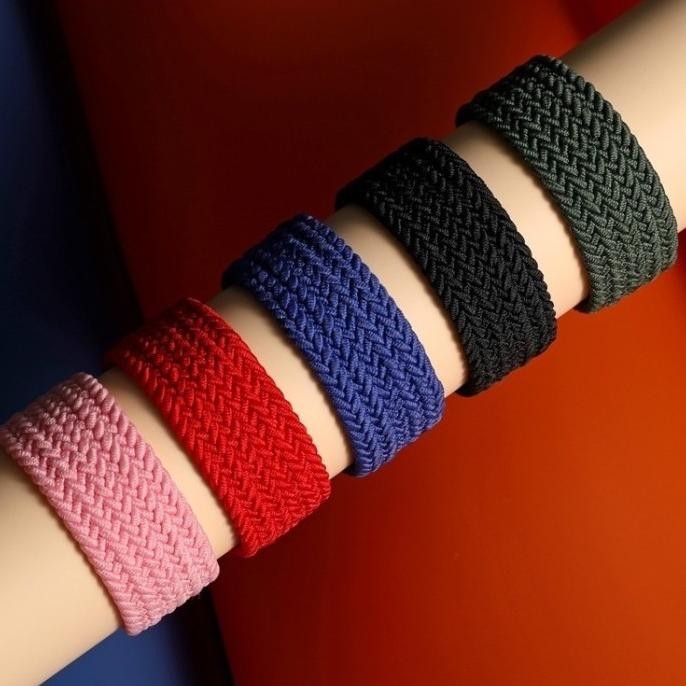 promo strap tali jam braided solo loop nylon band 22mm xiaomi mi watch