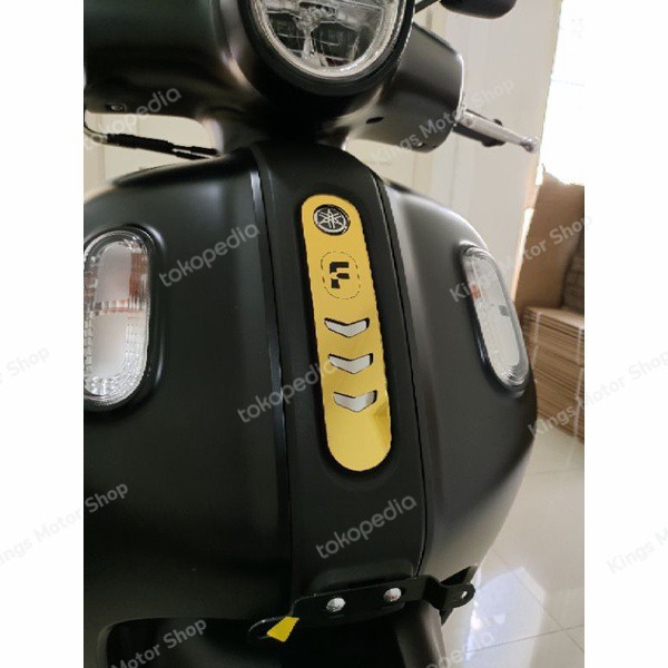 Aksesoris Panel Dasi Depan Yamaha Fazzio Garnis Tameng Depan Fazzio