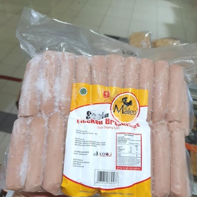 

READY SOSIS AYAM ASAP PREMIUM NO MSG / CHICKEN BREAKFAST MALEO 1KG