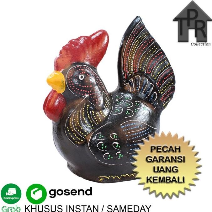 

READY CELENGAN AYAM JAGO TRADISIONAL DOT PAINTING - L