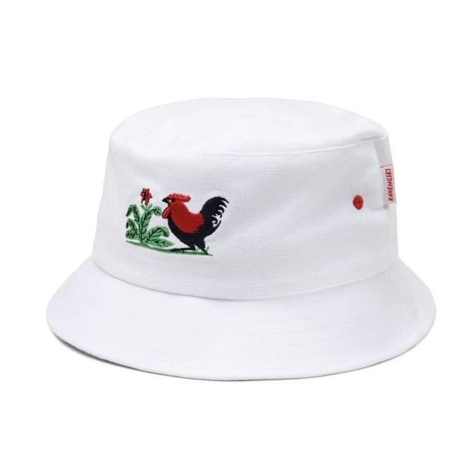 

READY KAMENGSKI - AYAM EMBROIDERY BUCKET HAT