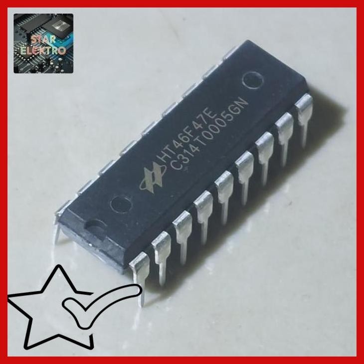 [SRE] HT46F47E DIP-18 TANCAP HOLTEK HT46F47 HT 46F47 46F47E IC COST EFFECTIVE 8-BIT FLASH A/D MCU WI