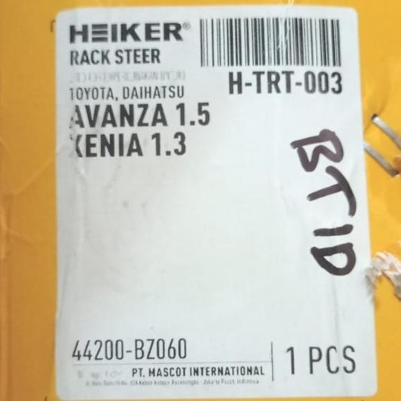 Rack Steer / Steering Rack Assy Avanza Xenia Oli Heiker Berkualitas