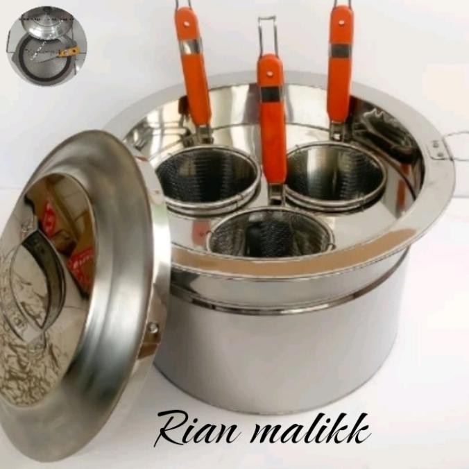 

READY DANDANG MIE AYAM KOCOK TONG PANCI BAKMI LOBANG 3 + 3 SARINGAN