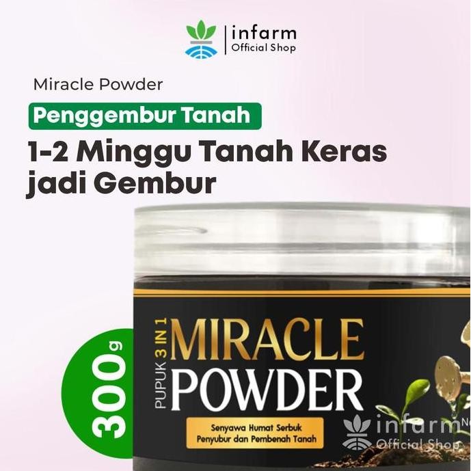 Baru INFARM Miracle Powder Pupuk Asam Humat 300 Gram