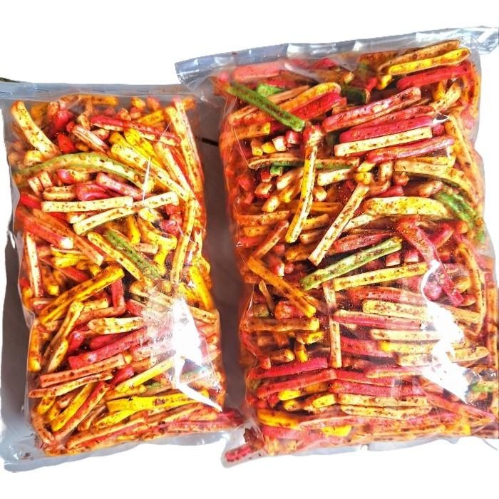 

MURAH Seblak Beton Cikruh Kurupuk Jaat Pedas Daun Jeruk 500gr - Snacks, Food Krupuk Merah snacks
