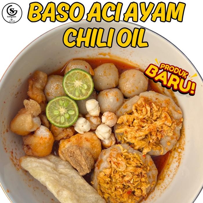 

PROMO SPECIAL Baso Aci Ayam Chili Oil - EKONOMIS 1BKS hotpot instan Food Pedas Asin Kuah Seblak