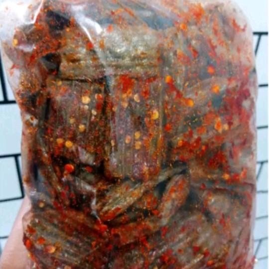 

PROMO SPECIAL Kerupuk jengkol pedas daun jeruk berat 1 kg Snack Cemilan Food