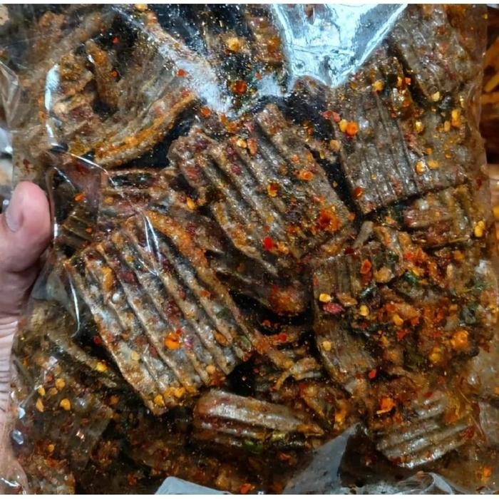 

PROMO SPECIAL 500 gr seblak kerupuk jengkol pedas daun jeruk Camilan Makanan Snack Keripik Cemilan