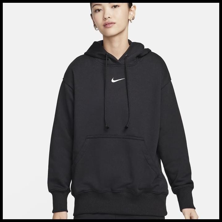 Fz7197 010 Womens Nike Sportswear Phoenix Fleece French Terry Oversized Pullover Hoodie