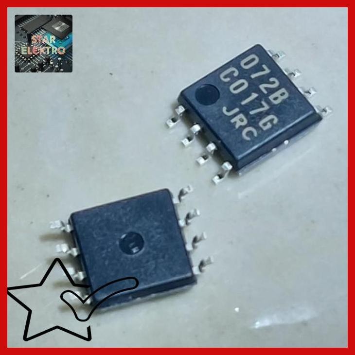 [SRE] 072B DMP-8 SMD JRC NJM072BM JRC072B 072 IC DUAL J-FET INPUT OPERATIONAL AMPLIFIER NJM072B NISS