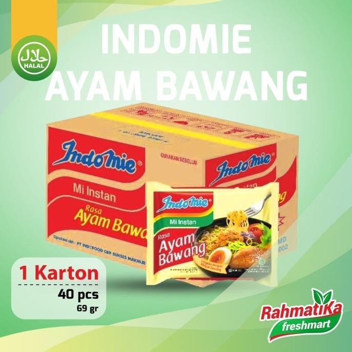 

READY INDOMIE RASA AYAM BAWANG 1 DUS/KARTON