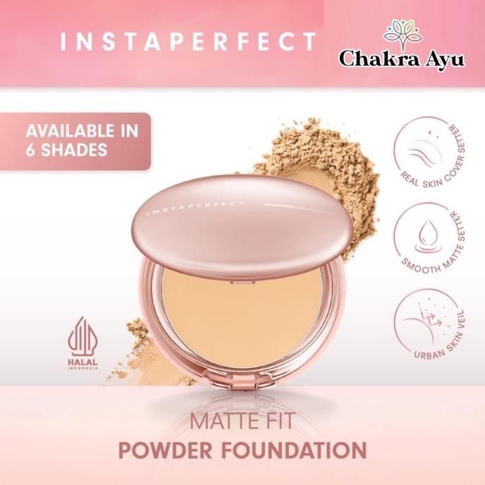 Baru Wardah Instaperfect MATTE FIT Powder Foundation - Bedak