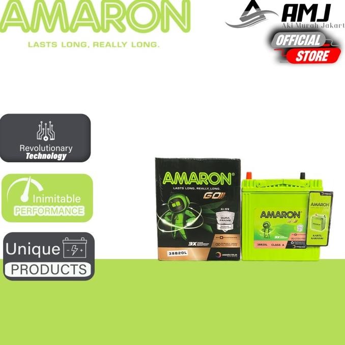 Ori - Aki Mobil Honda Mobilio NS40ZL / 38B20L Amaron GO Aki Kering 12v / 35A