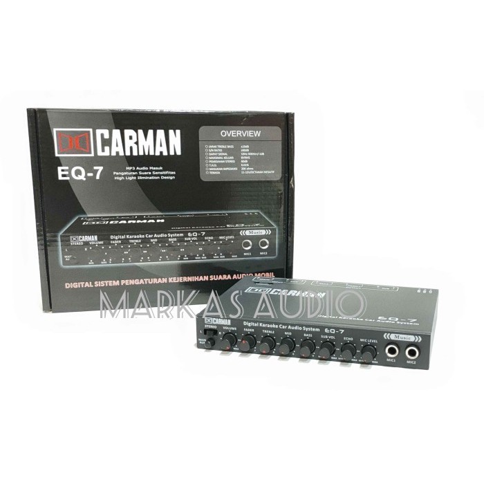 Parametrik Equalizer Khusus Mobil Carman Eq-7