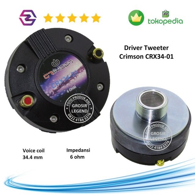 Driver Tweeter Twitter Twiter Crimson Crx 34-01