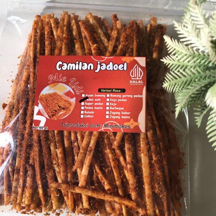 

NEW Mie Gepeng jadoel super pedas-makanan ringan 100gram Cemilan