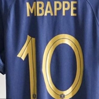 Original #10 Mbappe France WC 2022 Home Nameset