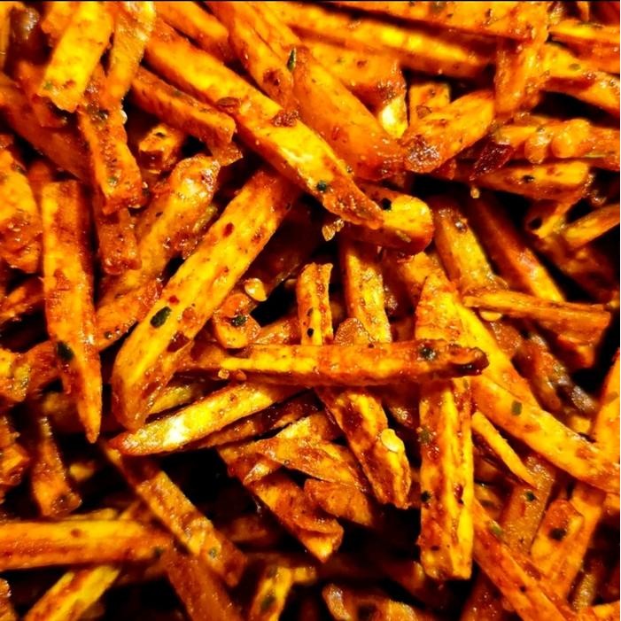 

BERKUALITAS 1 KG STIK TALAS PEDAS DAUN JERUK snack food