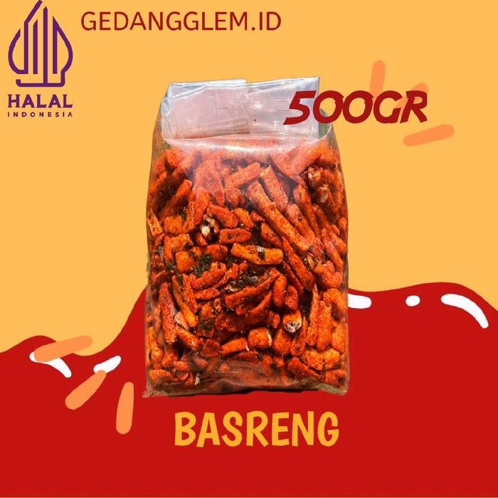 

MURAH BASRENG 500Gr PEDAS DAUN JERUK Snacks Food