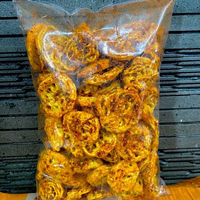 

OBRAL 1/2KG - Kerupuk Seblak Mi Kuning Bantat Pedas Cemilan Makanan Camilan Food