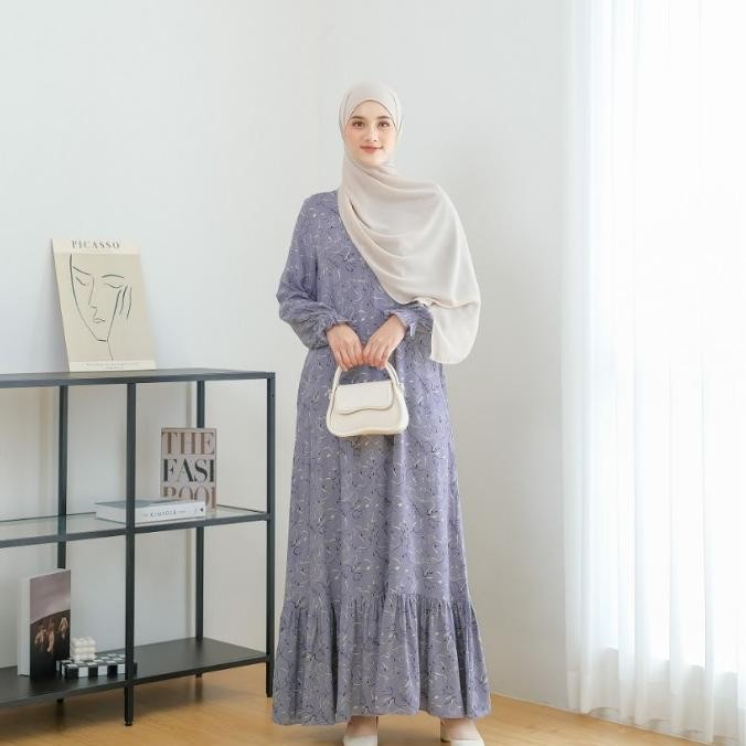 Trend Baju Gamis Lebaran Terbaru Dress Muslim Syari Wanita Baju Gamis Abaya Acara Pesta Kondangan Pe