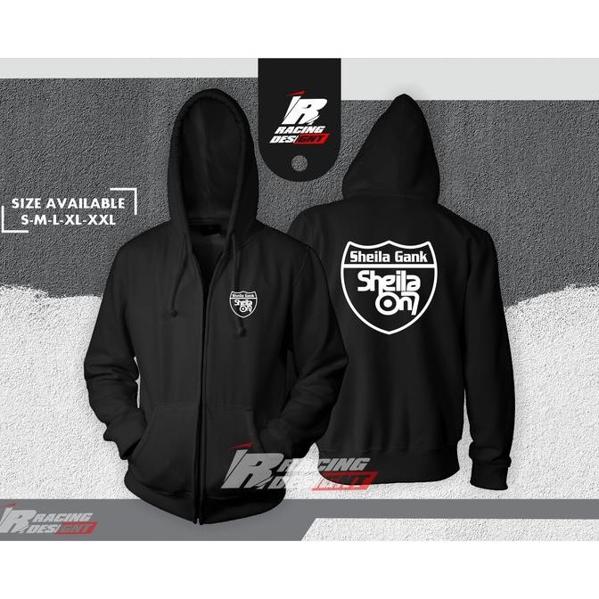Jaket Hoodie Resleting Musik Sheila On 7 Sheila Gank Terbaru Keren -Ir Merc