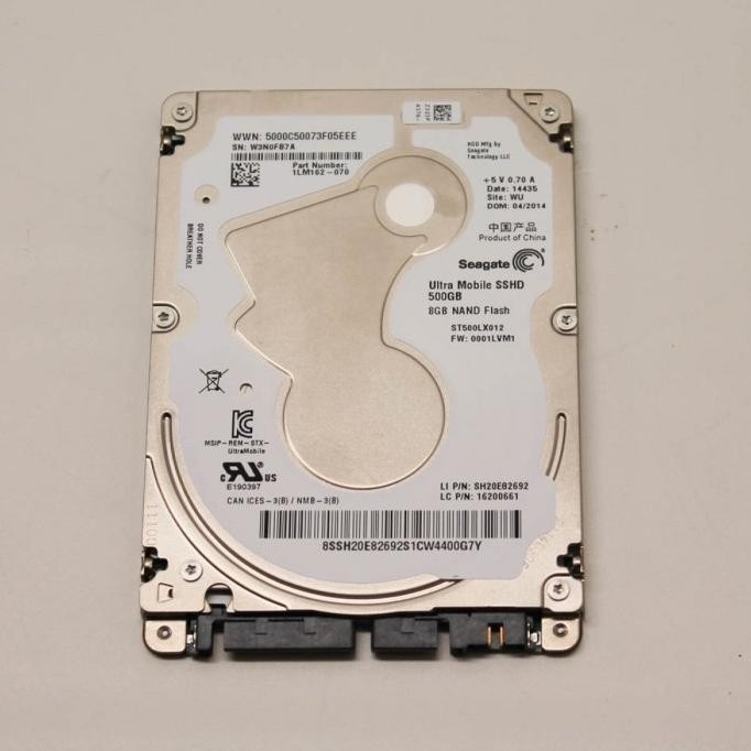 CO HARDDISK NOTEBOOK SEAGATE SSHD 500 GB SATA 2.5
