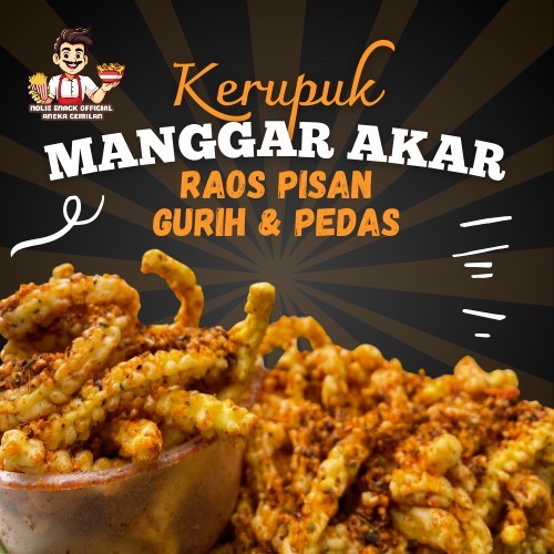 

BERMUTU Kerupuk Manggar Akar Kelapa Gurih Pedas Daun Jeruk // Kerupuk Jaat // Makanan Ringan Nolis