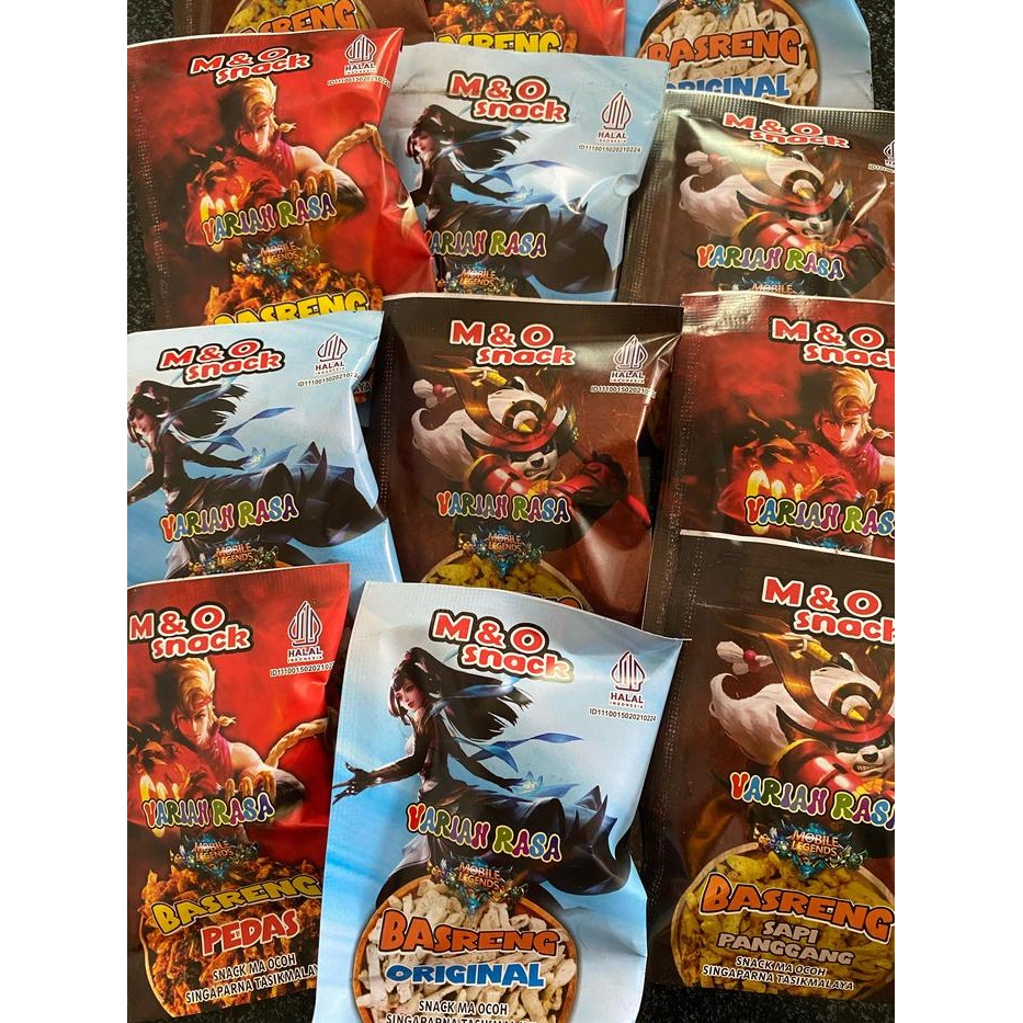 

BERGARANSI Basreng Karakter Isi 50pcs by MO Snack - Snack Pedas - Food