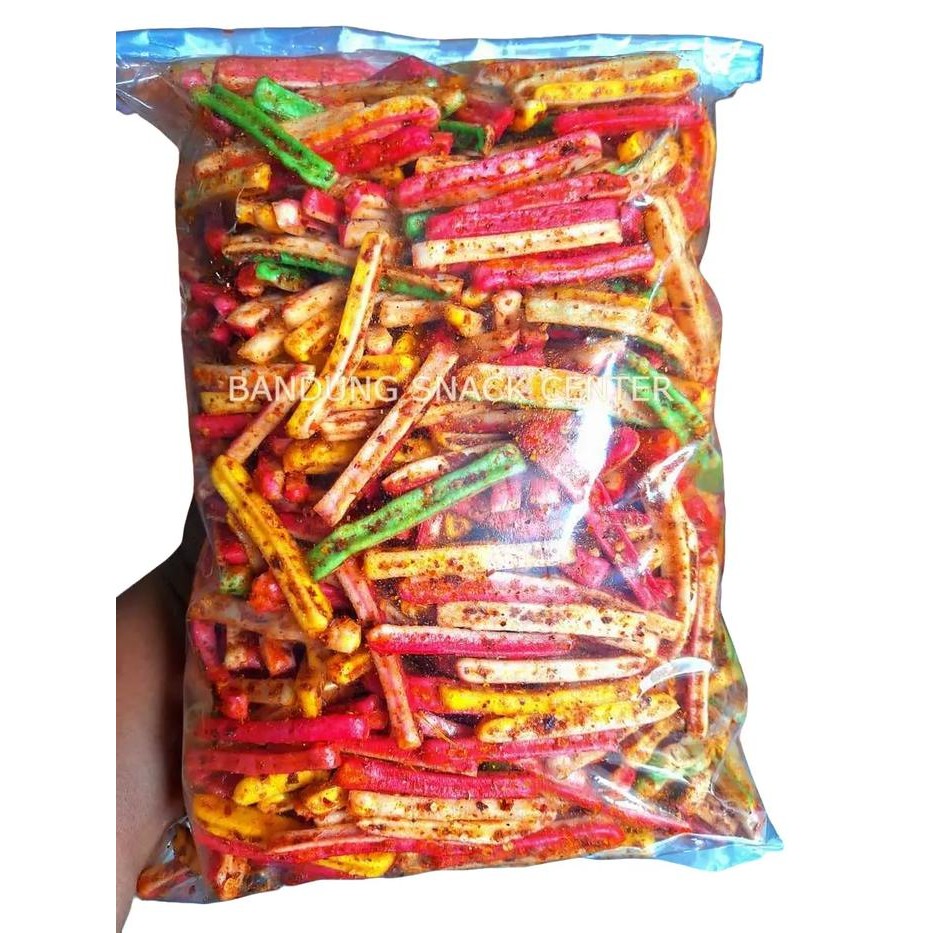 

TERBAIK SEBRING BANTAT KERUPUK JAAT 500GR PEDAS CIKRUH Makanan Keripik Camilan Kering