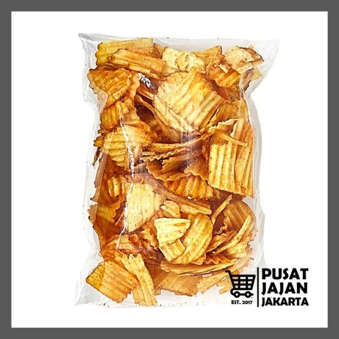 

FREE ONGKIR Keripik Singkong Pedas Balado Snack Camilan Makanan Ringan