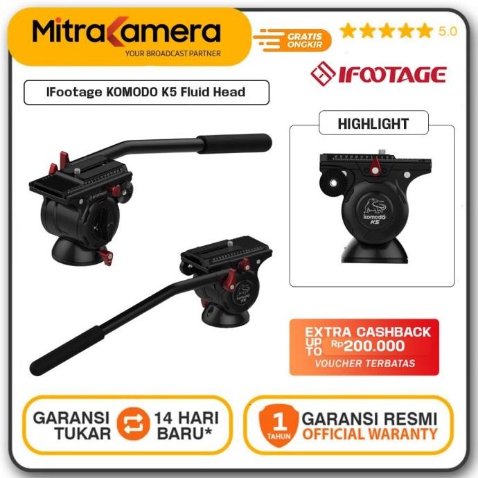 Ifootage Komodo K5 Fluid Head New Stok