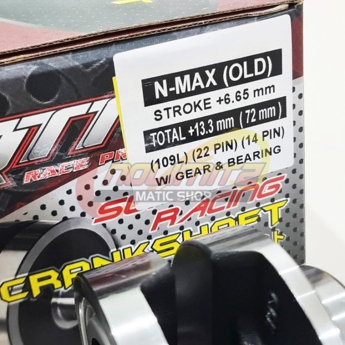 Kruk As Qtt Racing Crankshaft Stroke Up Yamaha Nmax Old