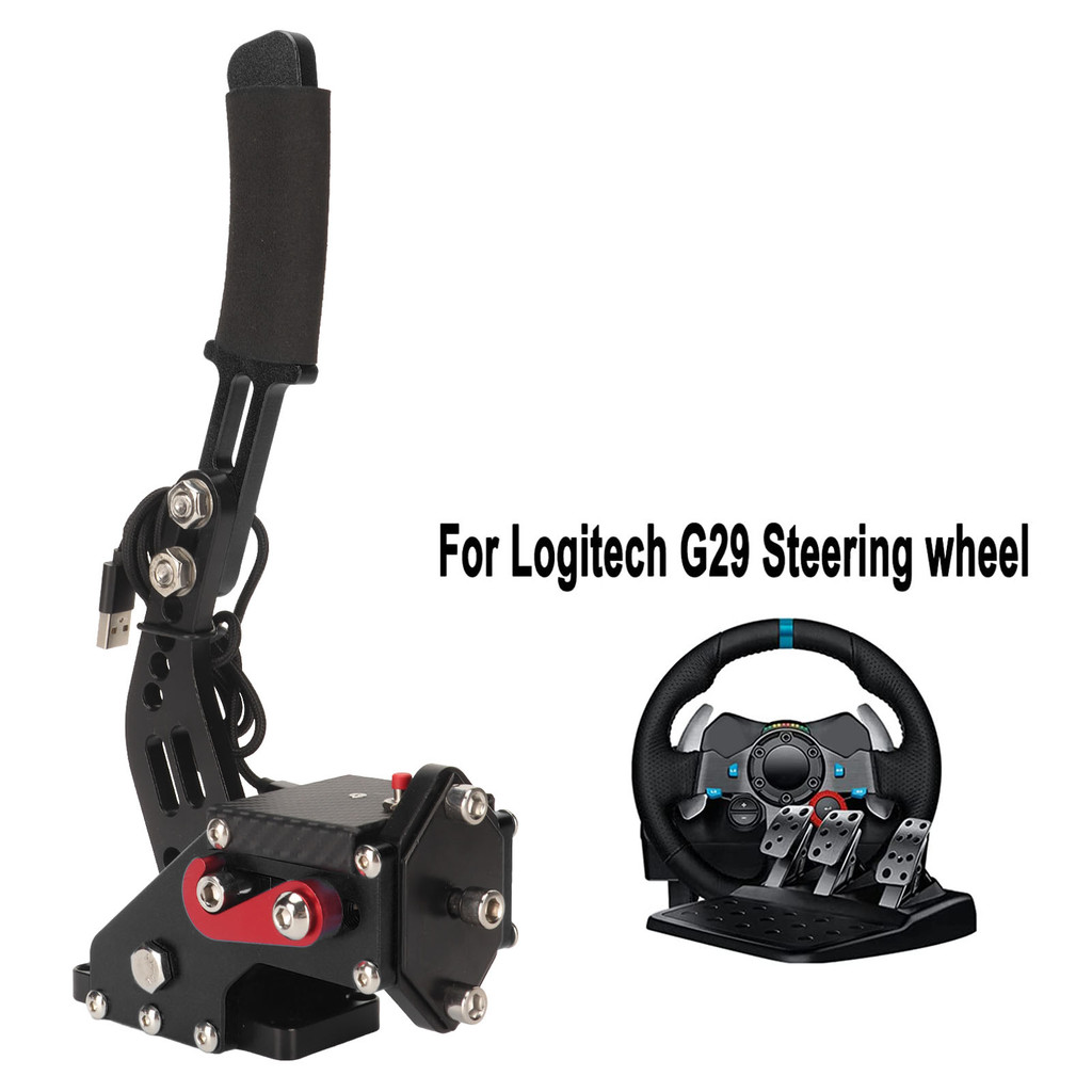 KESP Sim Racing Game Handbrake 64 Bit Universal 2 in 1 USB PC Handbrake for Windows for Logitech G27