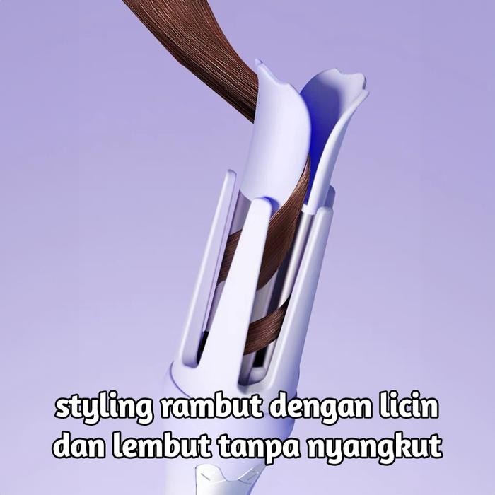 (Bisa Cod) Catokan Keriting Keramik Otomatis Catokan Rambut Curly Libra Hair Styler 32Mm Hair Curly