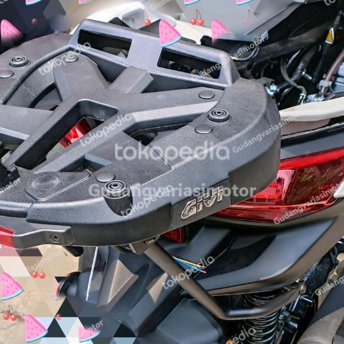 breket box xmax 2023 bracket/ breket box givi/breket box xmax srx givi Siap Kirim