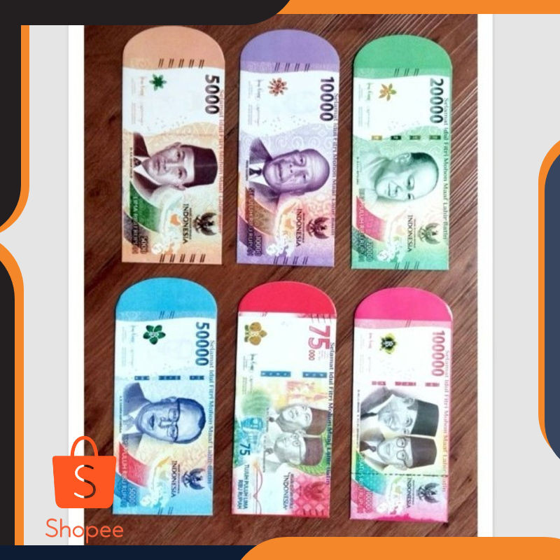 

Promo AMPLOP / ANGPAU BESAR LEBARAN MOTIF ATM UANG UNIK SIZE JUMBO 16X8CM - UANG 100 Keren