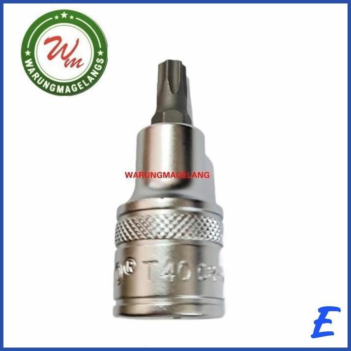 | WUN | KUNCI SOK BINTANG T40 TEKIRO STANG 1/2 INCH