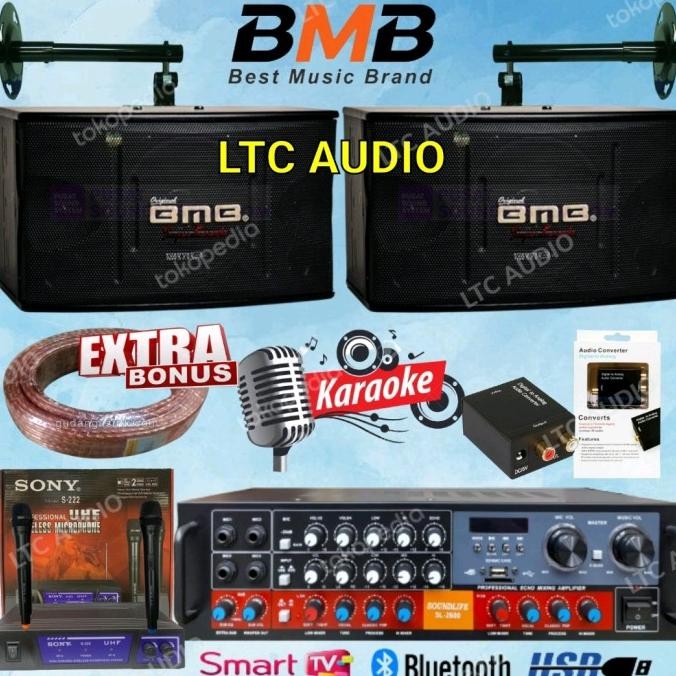 Paket Sound System Karaoke Set Bmb Original 10 Inc ( Medium 1 ) New Stok
