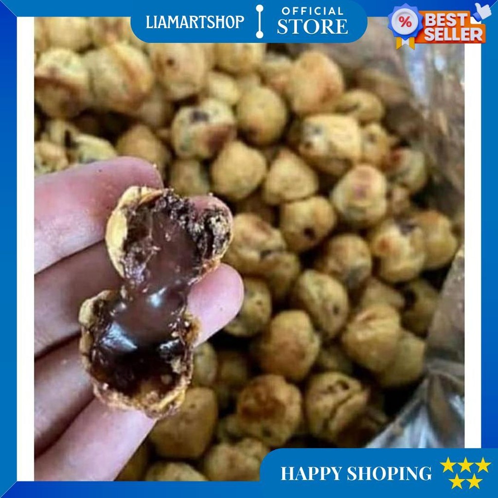 

Soes Kering Isi Coklat Lumer 250Gr D Terlaris