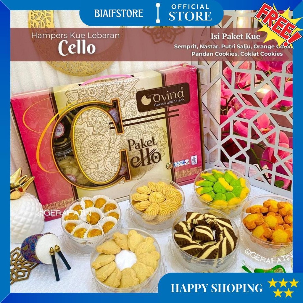 

Paket Ovina Parcel Ramadhan Kue Kering Paket Silver Hampers Lebaran 2025 D Termurah