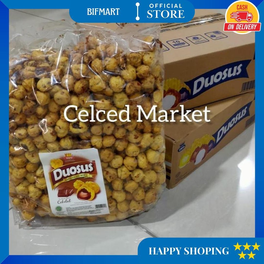 

Duosus 2 Kg | Duosus 2Kg | Soes Kering Isi Coklat | Duosoes Duo Sus Soes D Termurah