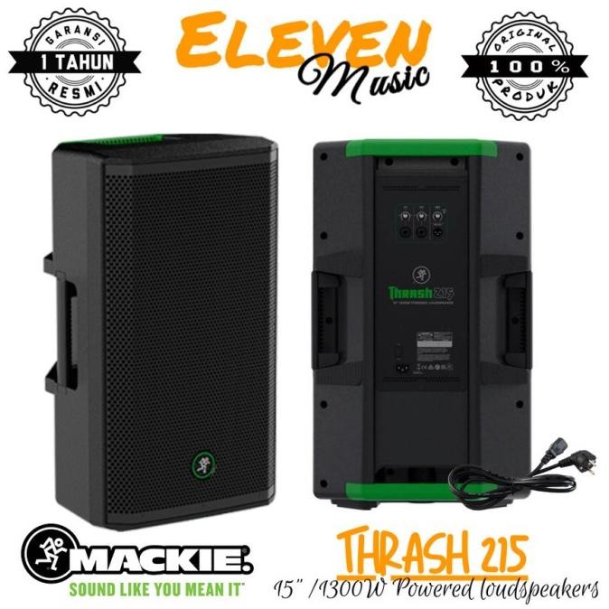 Mackie Thrash-215 Speaker 15" Active Powered Original Mackie Thrash215 New Stok