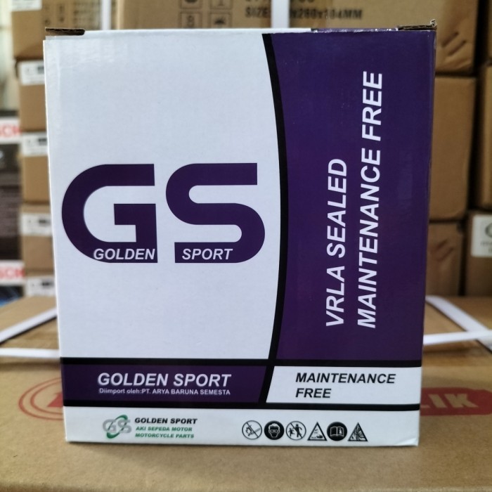 Aki Motor Yamaha Nmax, Aerox 155, Lexi Gtz7V Gs Mf Aki Kering 12V/7Ah