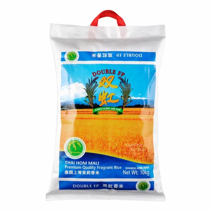 

Double FP Thai Hom Mali Premium Quality Fragrant Rice 10kg