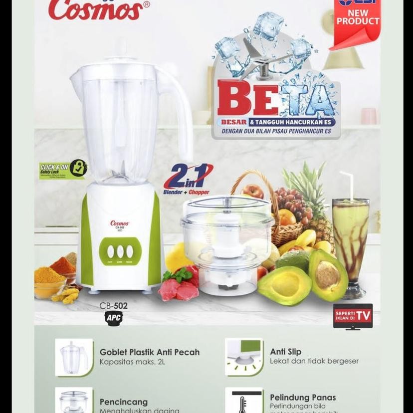 Como Blender Chopper 2 Liter Cb502Apc