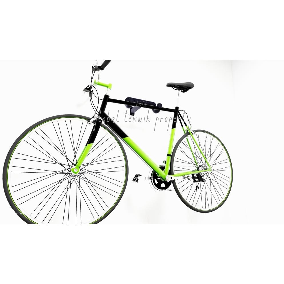 Bestseller.. Gantungan Sepeda Dinding Dengan Pelindung Busa Tebal