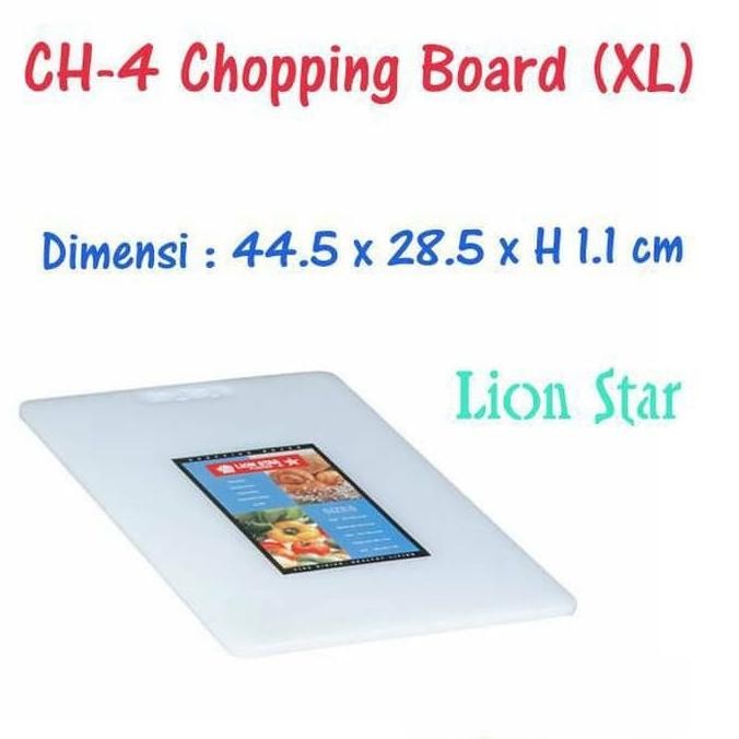 

Produk Baru!! Lion Star Talenan Extra Besar (XL) CH-4 / Chopping Board